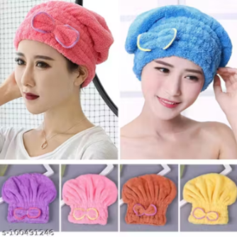 Hair Towel Bow Low